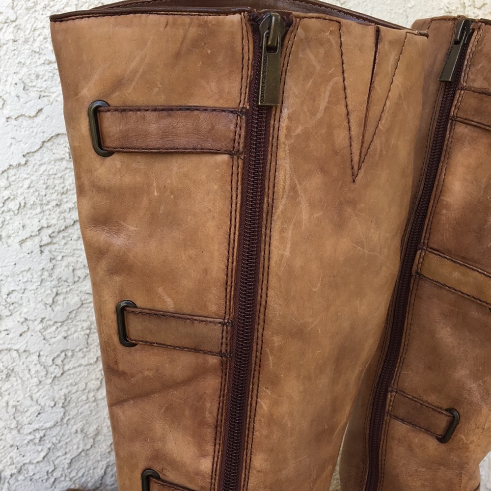 Vince Camuto Fenton Distressed Leather Boots 8.5 - Picture 10 of 16